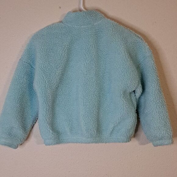 DSG Cozy Light Blue Sherpa Jacket size XS 6 - 7 - Picture 2 of 4